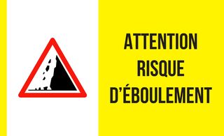 Source de l'Avy - Risque d'éboulement 